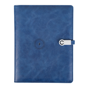 充电宝笔记本子A5多功能移动电源活页记事本可替换定制LOGO创意加厚日记手账高档商务礼品本送老师礼盒套装