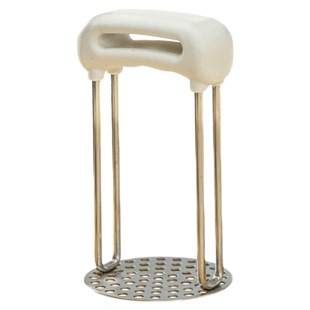 土豆压泥器婴儿辅食捣泥按压神器316食品级不锈钢食物压碎碾碎勺