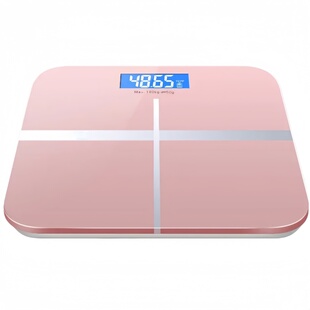 家用体重秤充电款电子秤精准称重人体秤钢化玻璃耐用精准数据测量