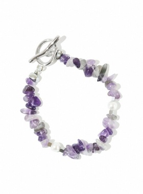 GetEmON原创高级感明星轻奢小众情侣叠戴碎石珍珠嘻哈好运手链