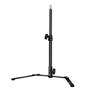 摄影直播桌面灯架H型全金属伸缩支架静物拍摄视频录制顶灯架桌面神牛led环形补光灯平板灯珠宝首饰打光灯架