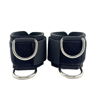 龙门架力量训练腕带胸肌三角肌手环扣同脚环脚踝扣拉力绳器械配件