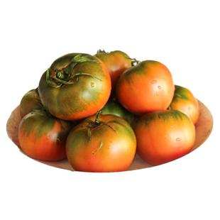 正宗丹东草莓柿子5斤西红柿新鲜碱地铁皮柿子自然熟生吃水果番茄