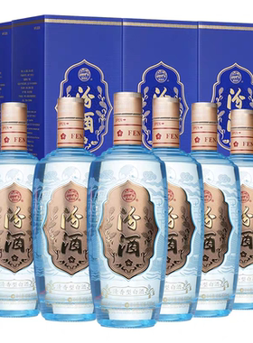 汾酒42度丝绸之路汾酒500ml*6瓶礼盒装山西杏花村清香型粮食白酒