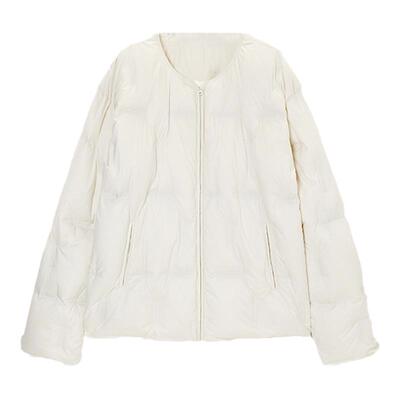 TKYSHOP圆领短款羽绒服