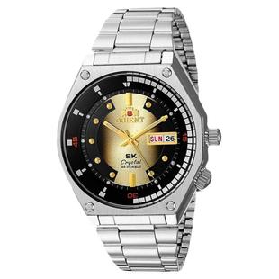 代购日本orient东方表正品双狮全自动机械男表复古钢带 RA-AA0B0