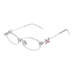 GM眼镜框珍妮同款女多边形珠宝素颜神器防蓝光可配近视度数GLEAN