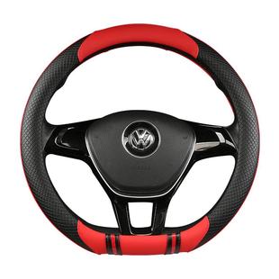 红旗真皮方向盘套H5/HS5/HS7/H7/H9/HS3专用四季超薄把套汽车用品