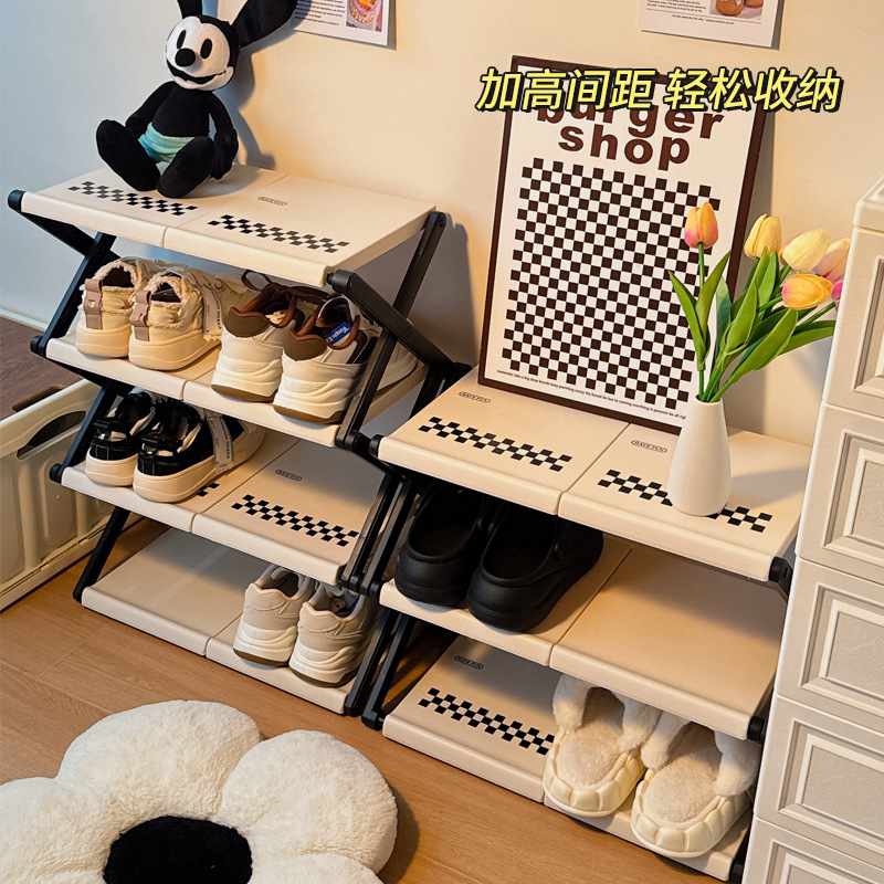 新品 鞋架家用门口多层简经济型鞋柜2024新款学生宿舍鞋收纳神器
