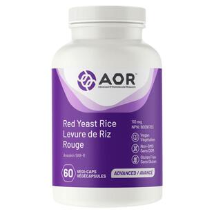 现货加拿大 AOR Red Yeast Rice 红曲米 植物提取 胆固醇健康支持