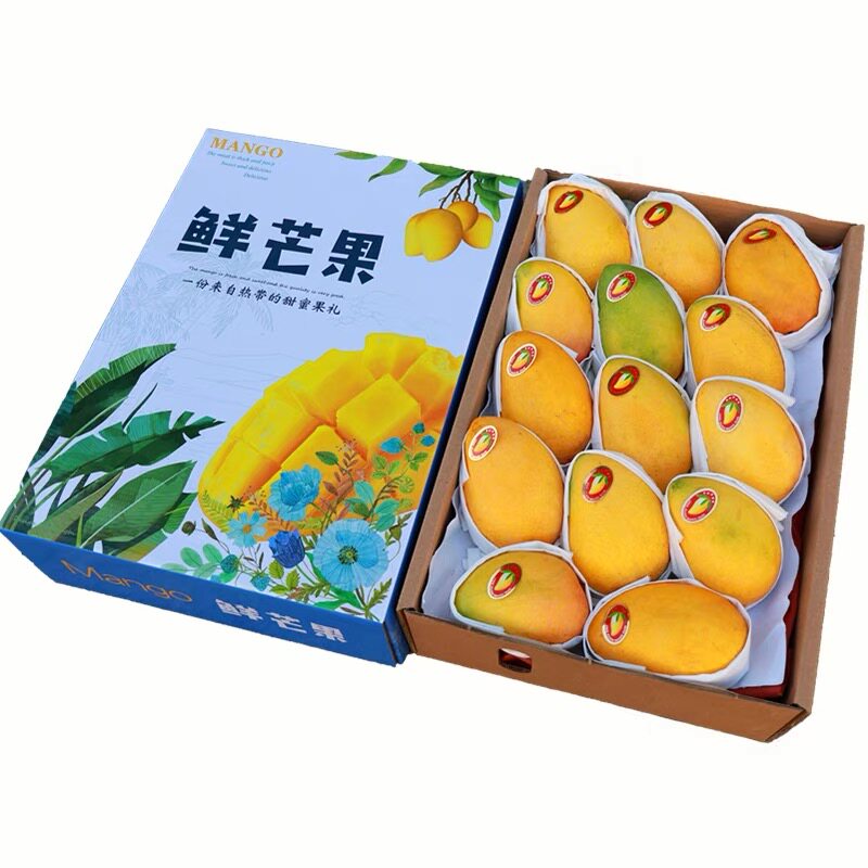 广西树上熟大台农芒礼盒10斤顺丰