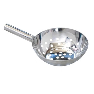 不锈钢漏勺家用大孔面鱼勺凉鱼疙瘩汤工具凉虾专用漏瓢多用浆水鱼