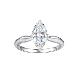 2克拉马眼仿真钻戒混搭叠戴组合戒指女轻奢高级感纯银镀金不掉色