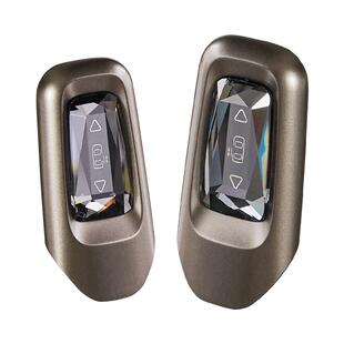 适用于22-25款腾势D9水晶中门开关按键实体物理按钮无线控制改装