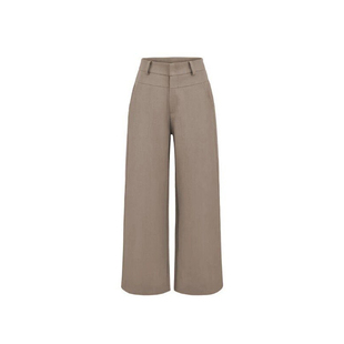 老钱风卡其色西装裤子女款大码春季新款休闲阔腿裤今年流行梧桐裤