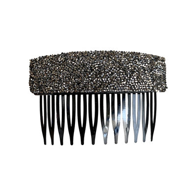 高级感精致满钻倒插梳闪闪砂糖新