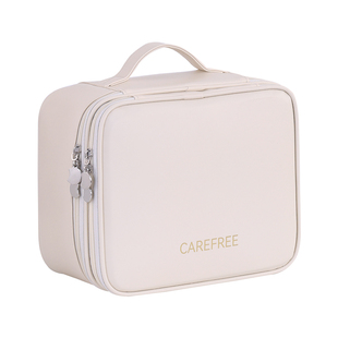 化妆包女2026新款便携化妆箱旅行化妆刷袋大容量化妆品收纳包高端