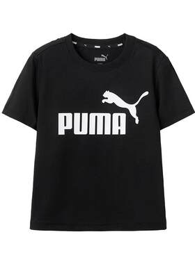 PUMA彪马男女中大童夏季T恤