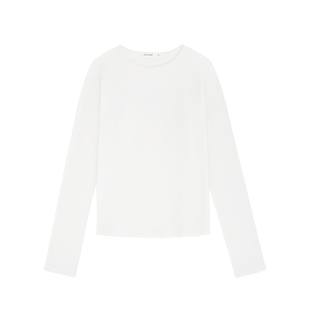 「MISAZ」冬眠印花 慕斯双面绒 保暖磨毛高弹打底T恤 质感内搭