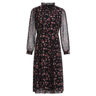 乔万尼连衣裙收腰百搭长裙商场同款长袖收腰碎花EI3E128501