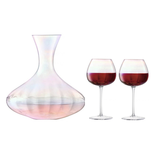 英国LSA彩虹红酒高脚杯香槟杯白葡萄酒杯高颜值女生创意杯子礼物