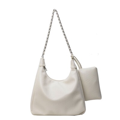 时尚软皮链条通勤单肩斜挎