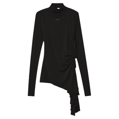 OFF-WHITE™女装不规则长袖T恤640010XO
