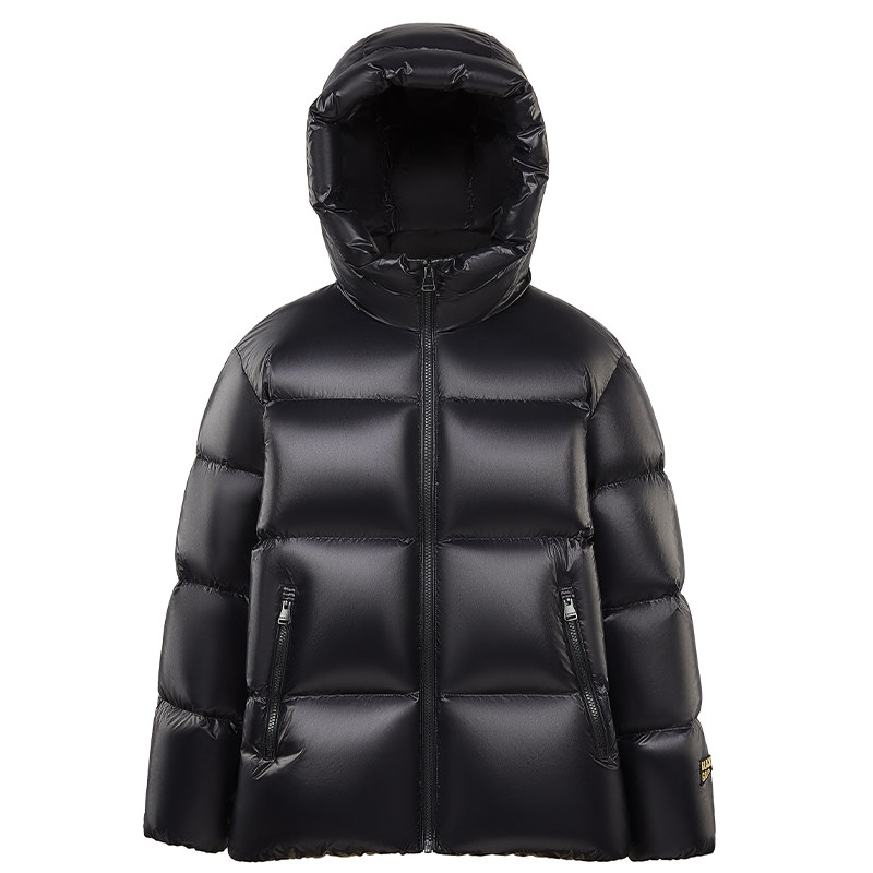 高梵黑金小火6.0短款连帽鹅绒服