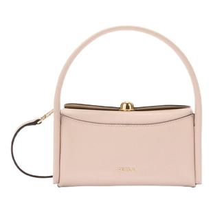 【早春新品】FURLA芙拉NICOLE牛皮迷你女士斜挎波士顿包保龄球包