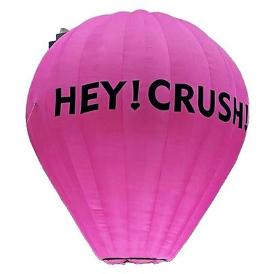 定制大型充气网红发光落地热气球气模卡通毛绒户外商场广告美陈