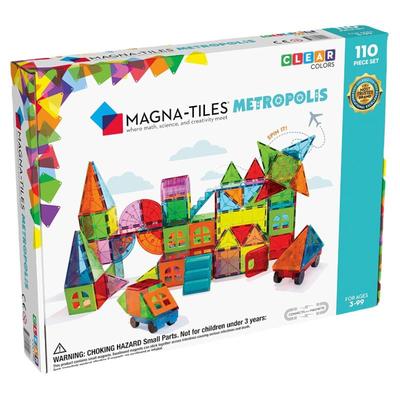 MAGNATILES益智彩窗透明磁力片