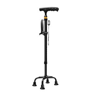 老人拐杖防滑拐棍老年人手杖四脚伸缩轻便折叠仗多功能拐扙助行器