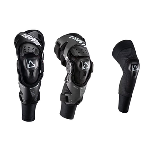 南非leatt机械腿越野摩托碳纤维护膝活动轴护腿防扭支架男c型x款