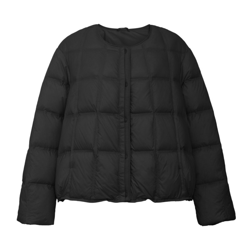 拉夏贝尔短款加厚羽绒服女冬季