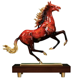 马到成功高端铜马摆件领导高档办公室装饰工艺品公司开业乔迁礼物