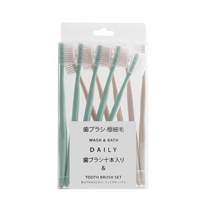 牙刷软毛小头超细超软家庭装家用