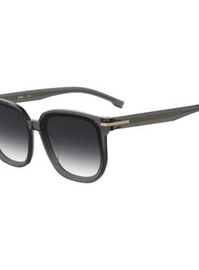 HUGO BOSS 25春夏男女款遮阳户外渐变板材大框太阳镜银泰 300211