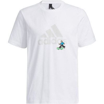 Adidas/阿迪达斯正品当季新款男子透气运动短袖T恤IA8156