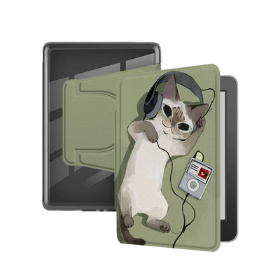 适用Kindlekpw6猫咪5卡通4潮958磁吸拆分11/12代658电子书保护套