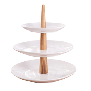清仓 三层陶瓷纸杯蛋糕托盘 下午茶点心盘甜品蛋糕展示盘高点盘子