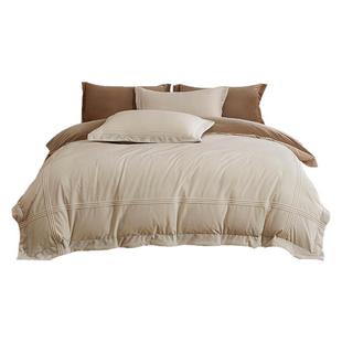 超细腻双面婴儿绒床上四件套秋冬牛奶珊瑚绒被套床单加厚保暖床品