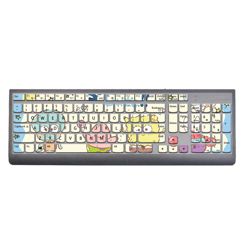 联想一体机AIO520C台式电脑EKB-536防尘KU-1601天逸510防尘键盘膜
