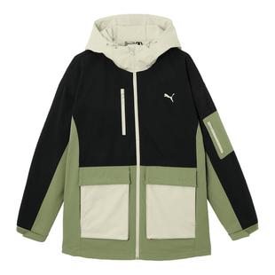 运动休闲连帽羽绒服男女保暖撞色短款外套685321彪马puma官方奥莱
