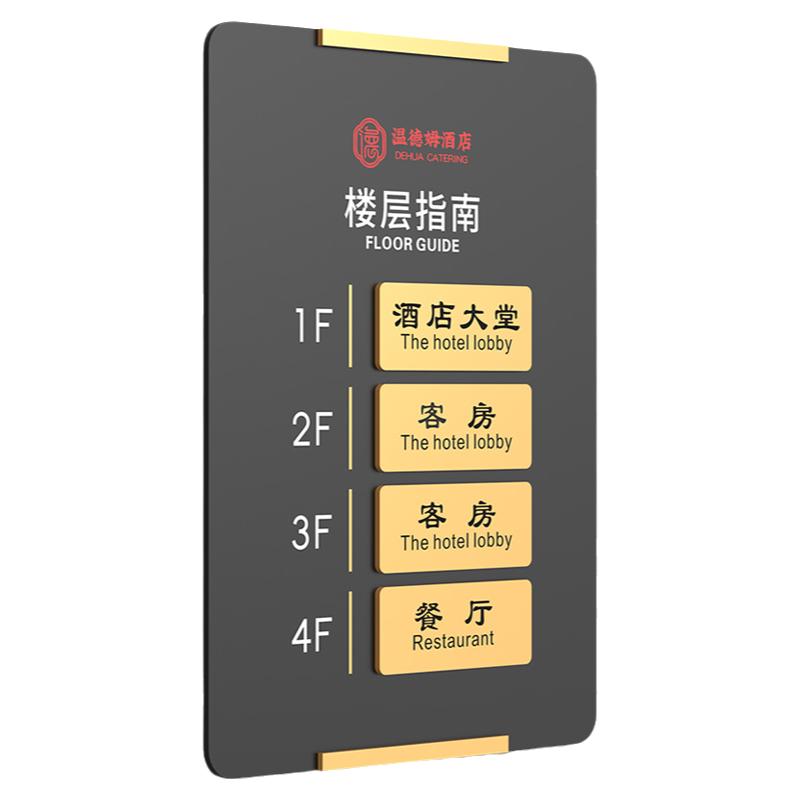 高档楼层索引牌订制款式多样