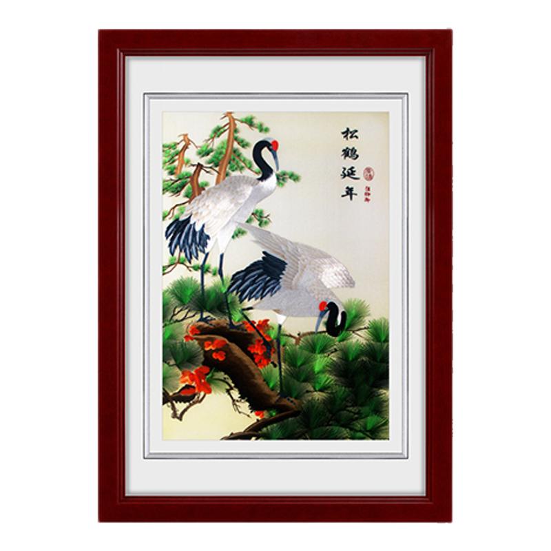 品粤挂画广绣生日礼物装饰