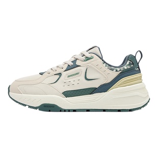 尧光|乔丹革面防水休闲鞋男运动鞋2025冬季新款灰黑色软底男鞋子