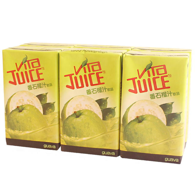 香港进口果味饮料 维他Vita 番石榴汁饮品250ml*6盒香港版