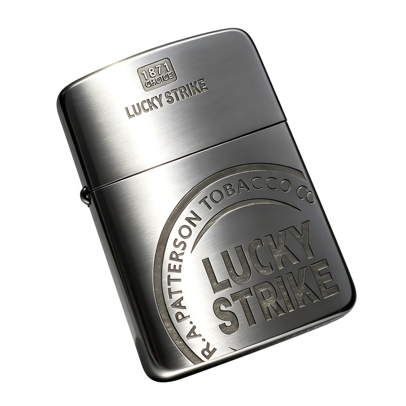 Zippo镀银1941好彩烟标机送礼