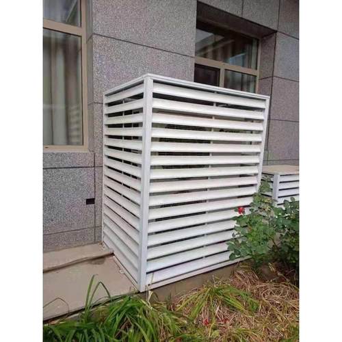 锌钢百叶窗空调格栅散热防雨空调百叶窗铝合金百叶窗小区工程百叶