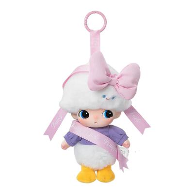 壹号POPMART泡泡玛特 DIMOO WORLD  迪士尼系列搪胶脸毛绒钥匙扣